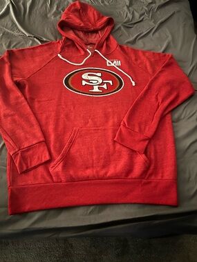 Majestic Red San Francisco 49ers Pullover Hoodie